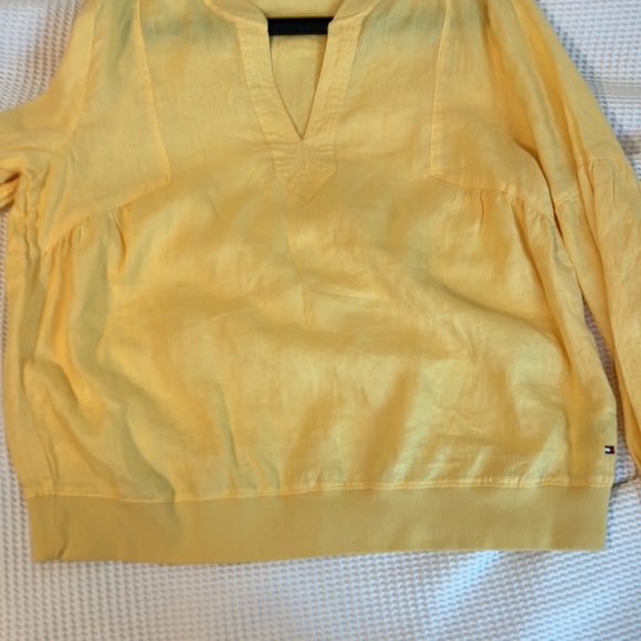 Tommy Hilfiger blouse 100% linen size L - Picture 14 of 14